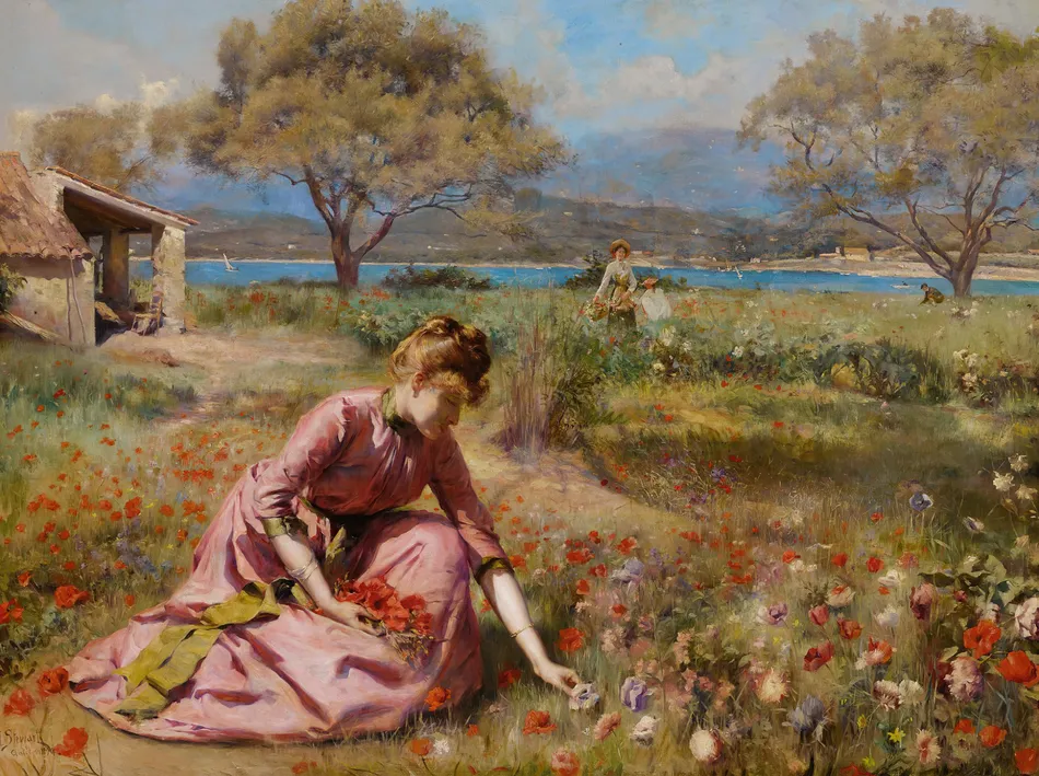 The First Spring (1890) by Julius Leblanc Stewart